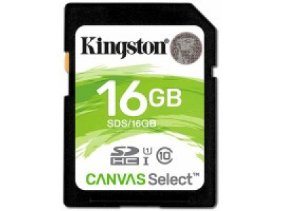 Kingston SDHC Canvas Select yaddaş kartı (16GB)
