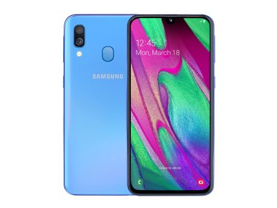 Qeydiyyatlı və mağazadan Samsung Galaxy A40 (2019) Dual 4GB/64GB Blue