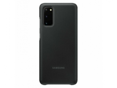 Smart Clear View Cover for Galaxy S20, black (EF-ZG980CBEGRU)