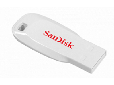 SanDisk Cruzer Blade 16GB White (SDCZ50C-016G-B35W)