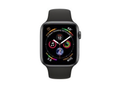 Apple Watch Series 4 (40mm,Space Grey Aluminium Case with Black Sport Band)