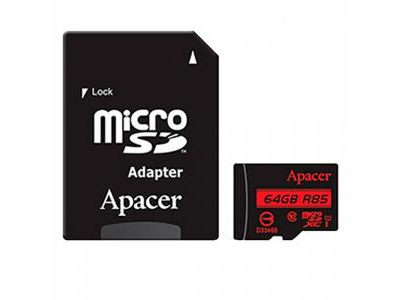 Yaddaş kartı Apacer AP64GMCSX10U5-R 64gb