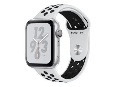 Apple Watch Series 4 Nike+ GPS 44mm Silver Aluminum Case with Nike Sport Band (MU6K2)