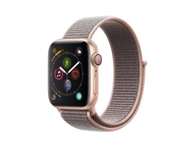 Apple Watch Series 4 GPS 40mm Gold Aluminum Case with Pink Sand Sport Loop (MU692)