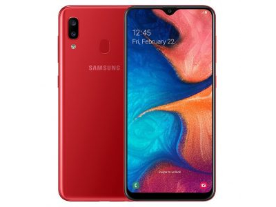 Qeydiyyatlı və mağazadan Samsung Galaxy A20 Duos SM-A205F/DS 3GB/32GB Red