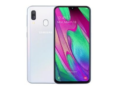 Qeydiyyatlı və mağazadan Samsung Galaxy A40 (2019) Dual 4GB/64GB White