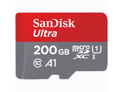 SanDisk Ultra UHS-I microSDXC 200GB 10cl w/a (SDSQUNС-200G-GN6MA)