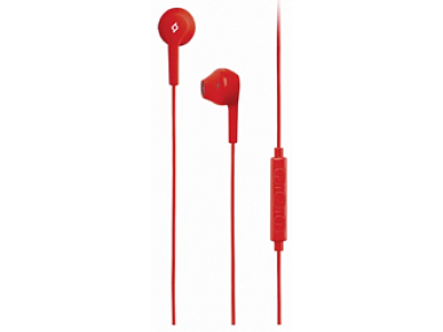 ttec RIO In-Ear Headphones with Built-in remote control red