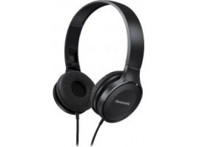 Panasonic RP-HF100GC-K On-Ear Headphones (Black)