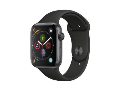 Apple Watch Series 4 GPS 40mm Space Gray Aluminum Case with Black Sport Band (MU662)