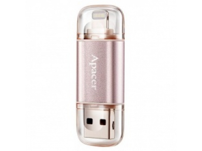 Apacer 64 GB USB 3.1 Gen1 Lightning AH190 Rose Gold (IOS & Mac)