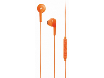 ttec RIO In-Ear Headphones with Built-in remote control orange