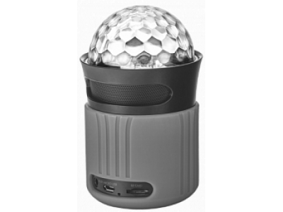 Trust Dixxo Go Wireless Bluetooth Speaker With Party Lights - Grey (21345)